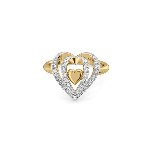 Wrapped in Love 18k Gold Lab Grown  Diamond Ring - Lukson
