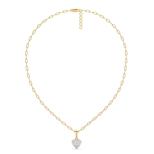 You Are Precious - 18kt Gold Vermeil Lab Grown Diamond Necklace - Lukson 