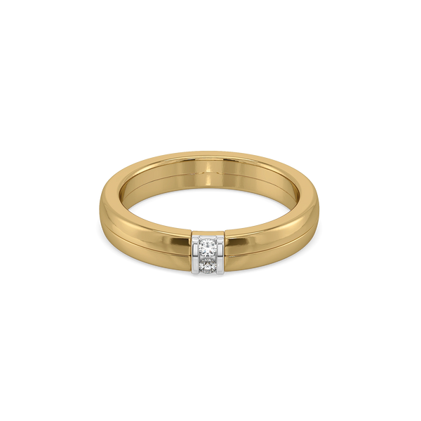 Secret Note 18k Gold Lab Grown Diamond Ring Online - Lukson 