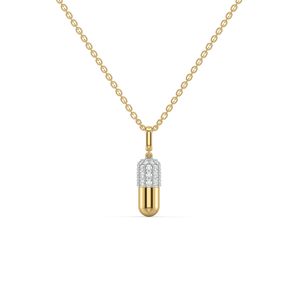 Love Capsule - Lab Grown Diamond Necklace
