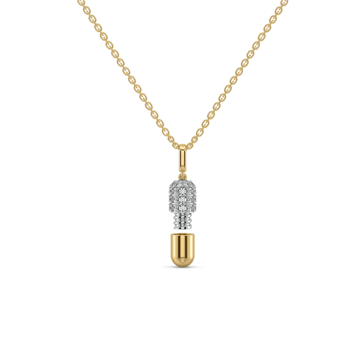 Love Capsule - Lab Diamond Necklace