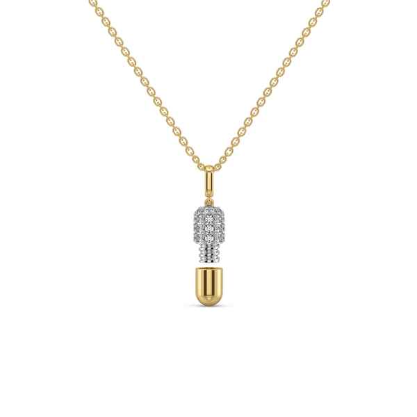 Love Capsule - Lab Grown Diamond Necklace - Lukson