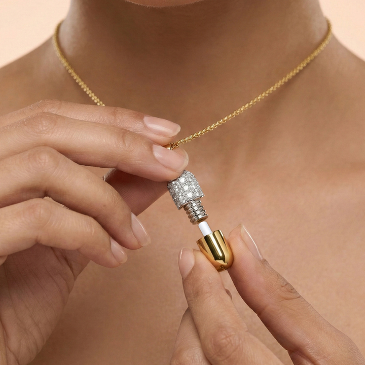 Love Capsule - Lab Diamond Necklace