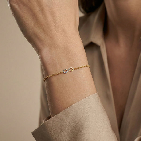 Eternal Infinity - Lab Grown Diamond Bracelet Online- Lukson 