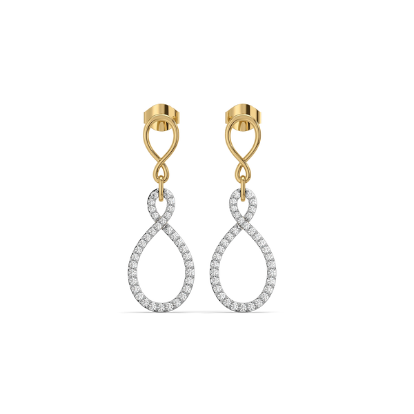 Lukson Endless You Lab Grown Diamond Drop Earrings
