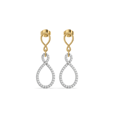 Endless You - Lab Diamond Drop Earrings