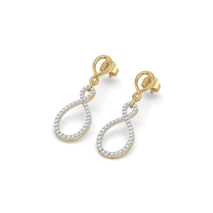 Endless You - Lab Diamond Drop Earrings