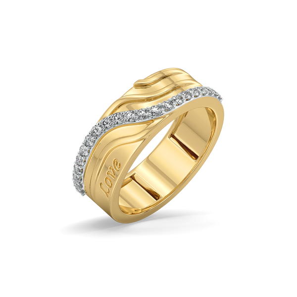 Lukson Forever Lab Grown Diamond Couple Band Rings for Women