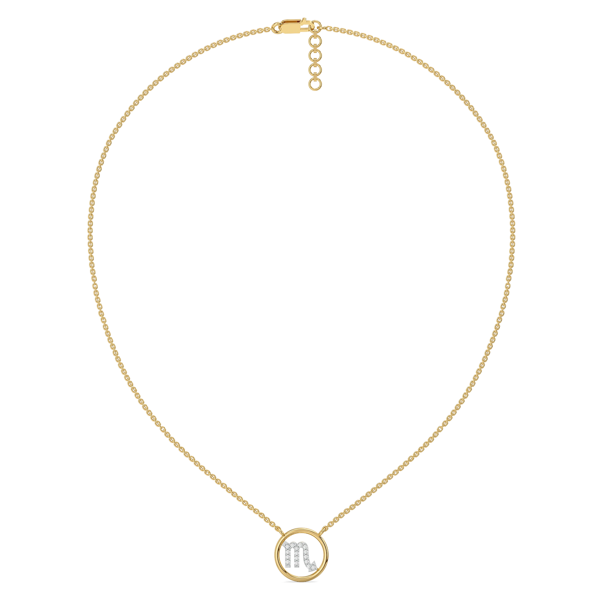 Scorpio Flame - Lab Diamond Necklace