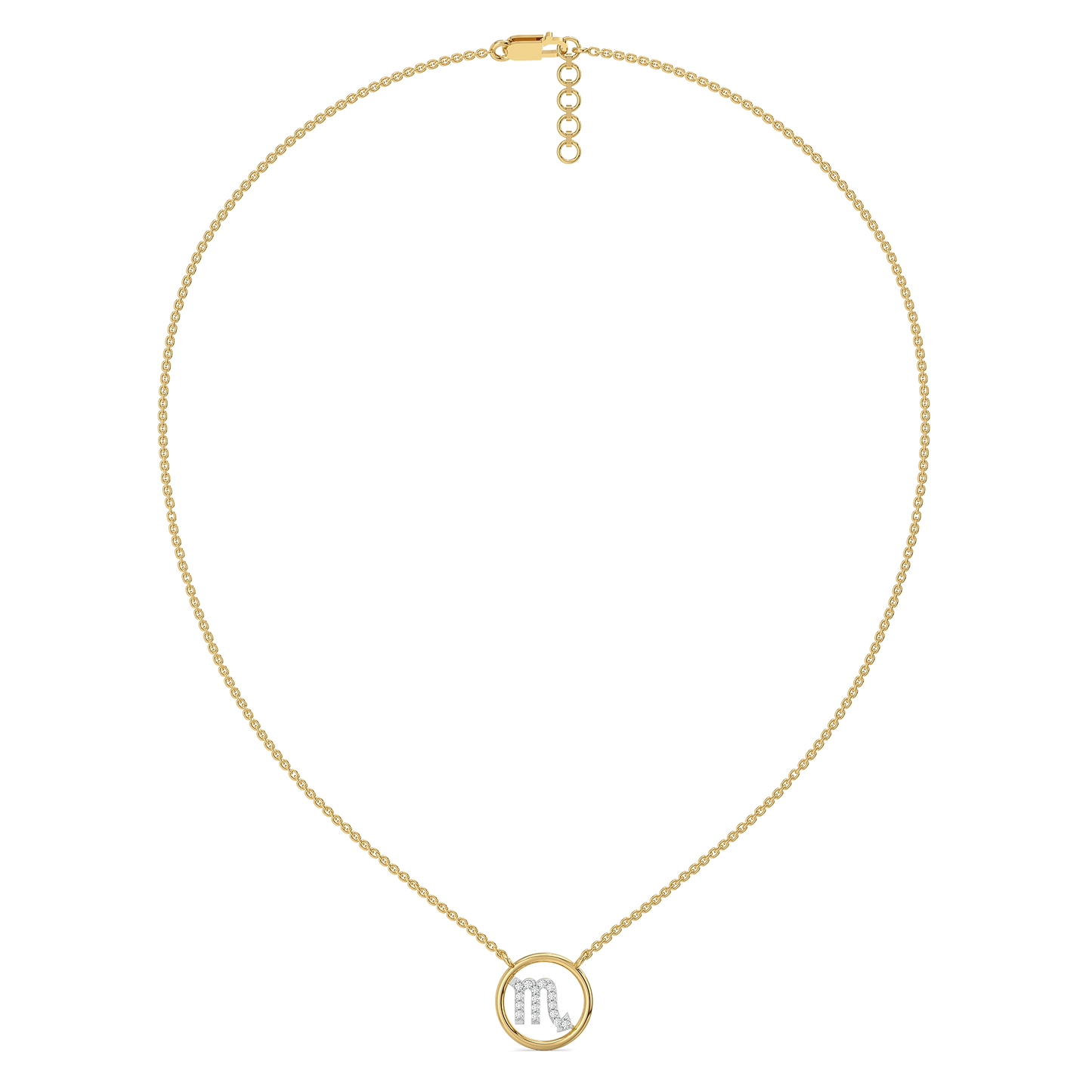 Scorpio Flame - Lab Diamond Necklace