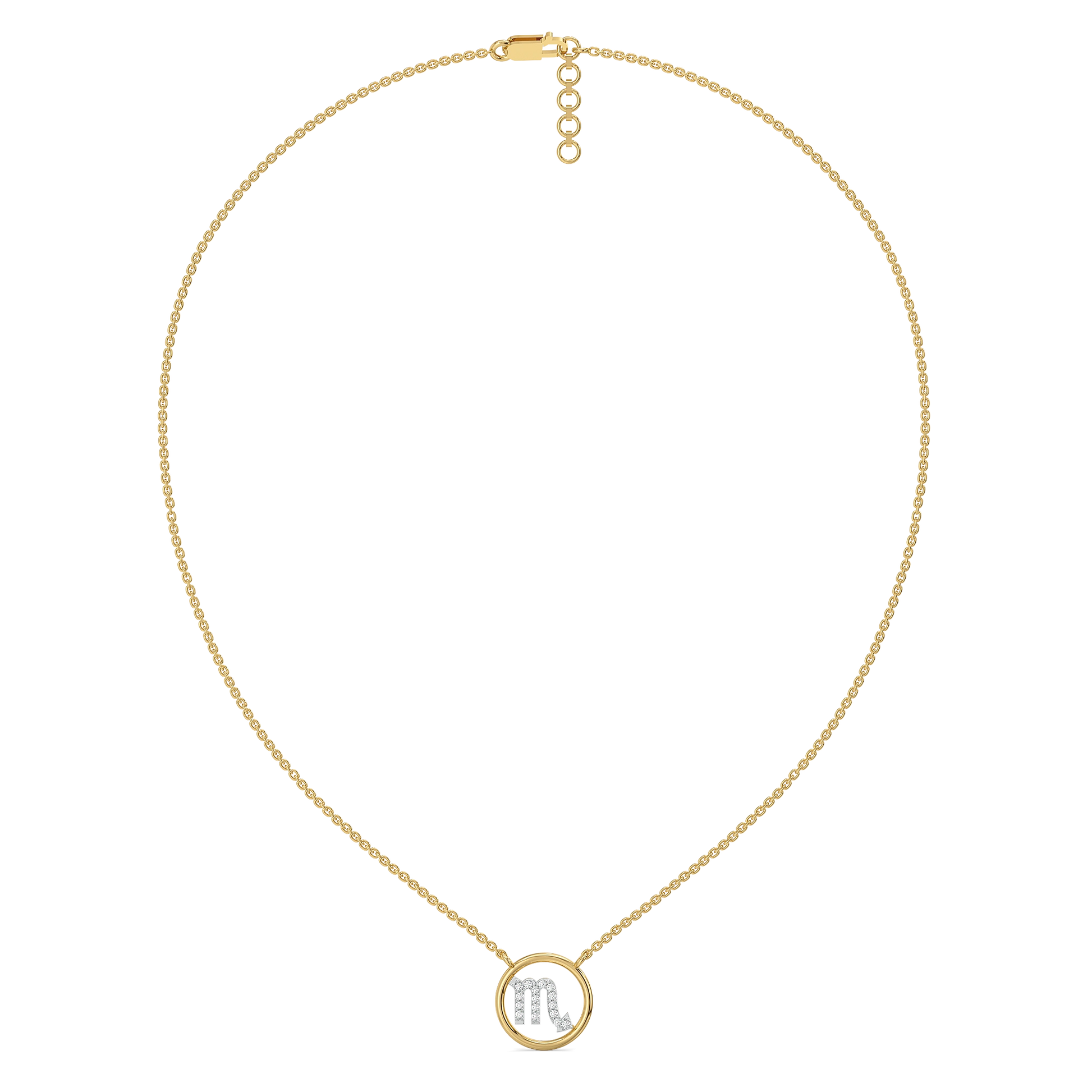 Scorpio Flame - Lab Diamond Necklace