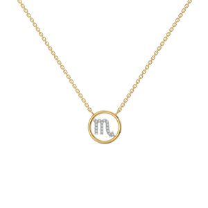 Scorpio Flame - Lab Diamond Necklace