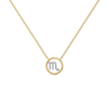 Lukson Scorpio Flame Lab GrownDiamond Necklace