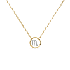 Scorpio Flame - Lab Diamond Necklace