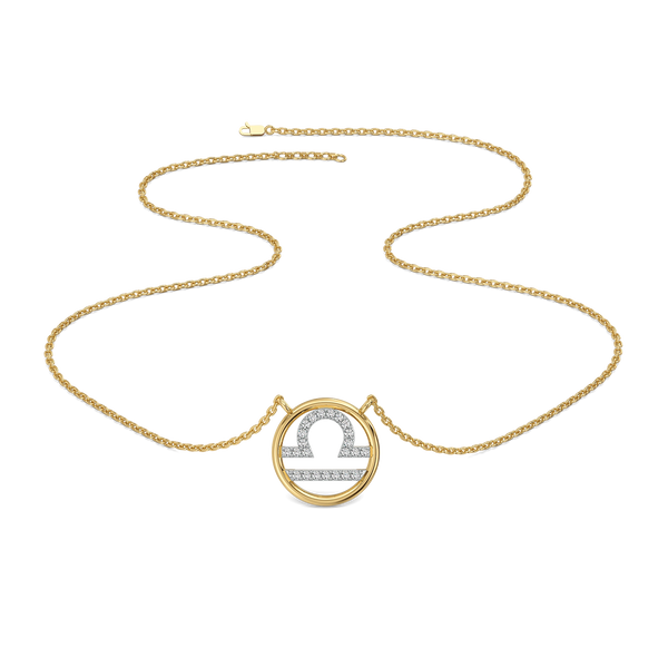 Libra Harmony - Lab Grown Diamond Necklace for Women - Lukson 