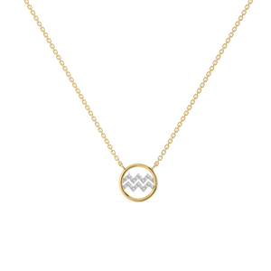Aquarius Flow - Lab Diamond Necklace