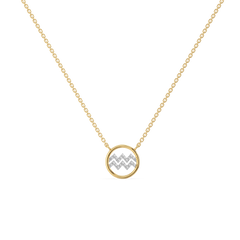 Aquarius Flow - Lab Diamond Necklace