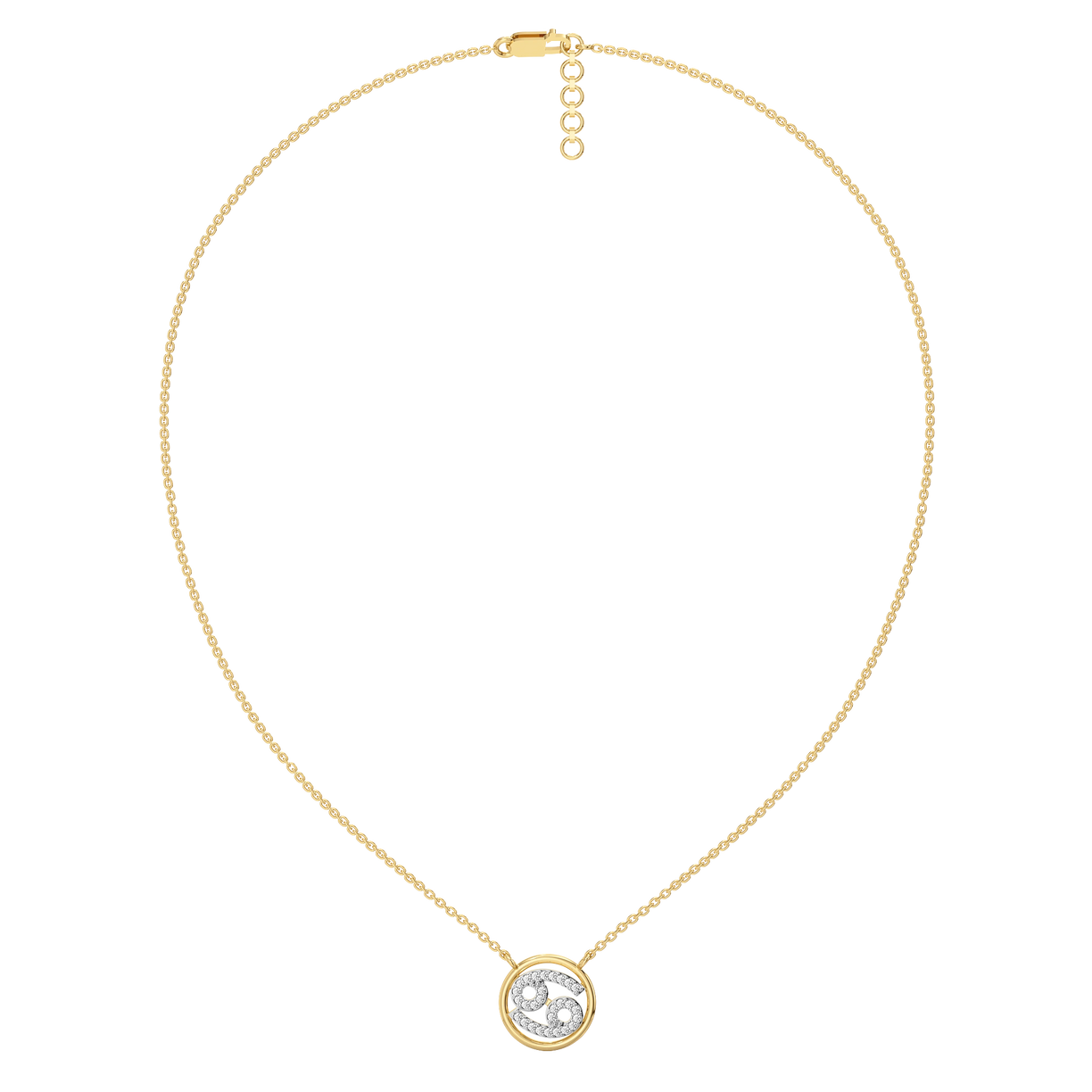 Cancer Moon - Lab Diamond Necklace