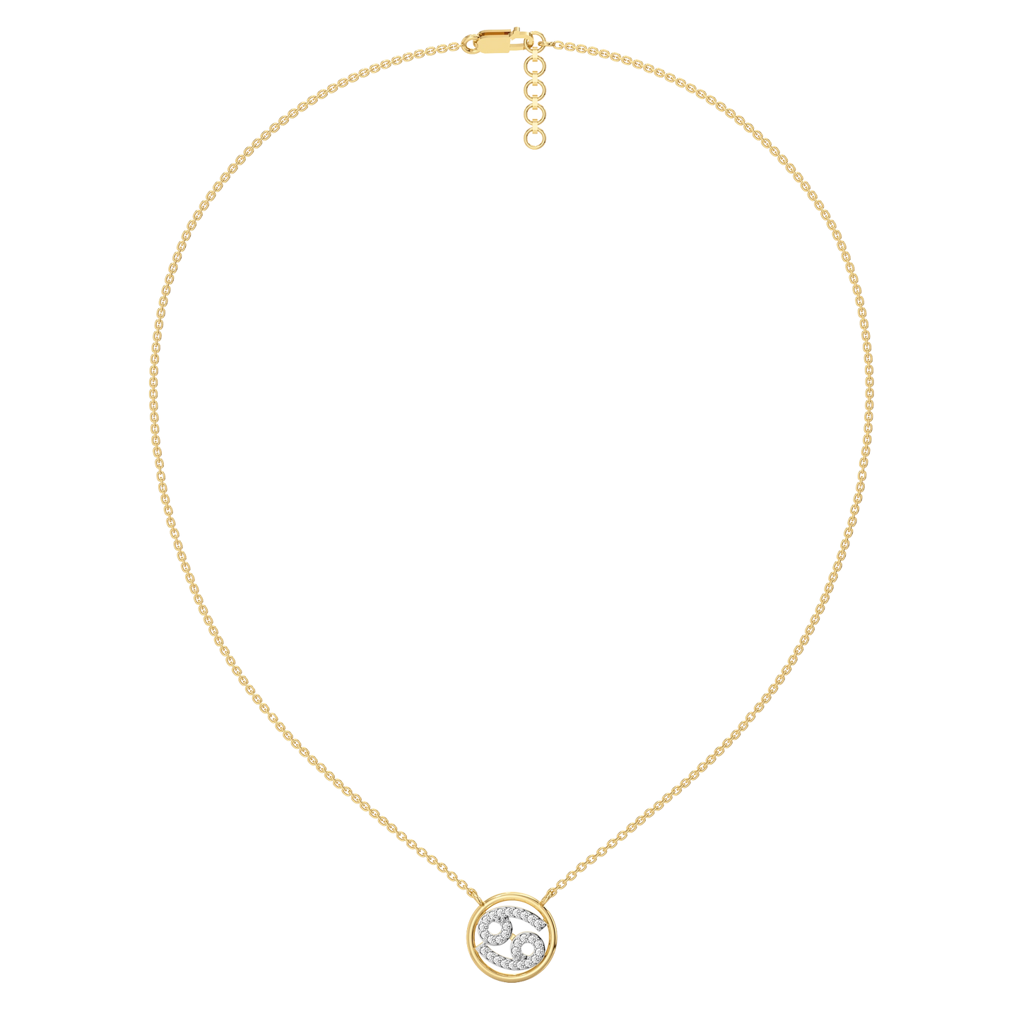 Cancer Moon - Lab Diamond Necklace