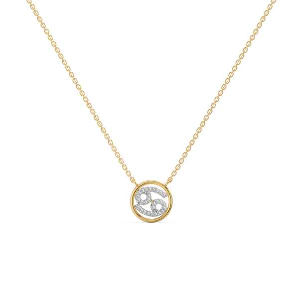 Lukson Cancer Moon - Lab Grown Diamond Necklace