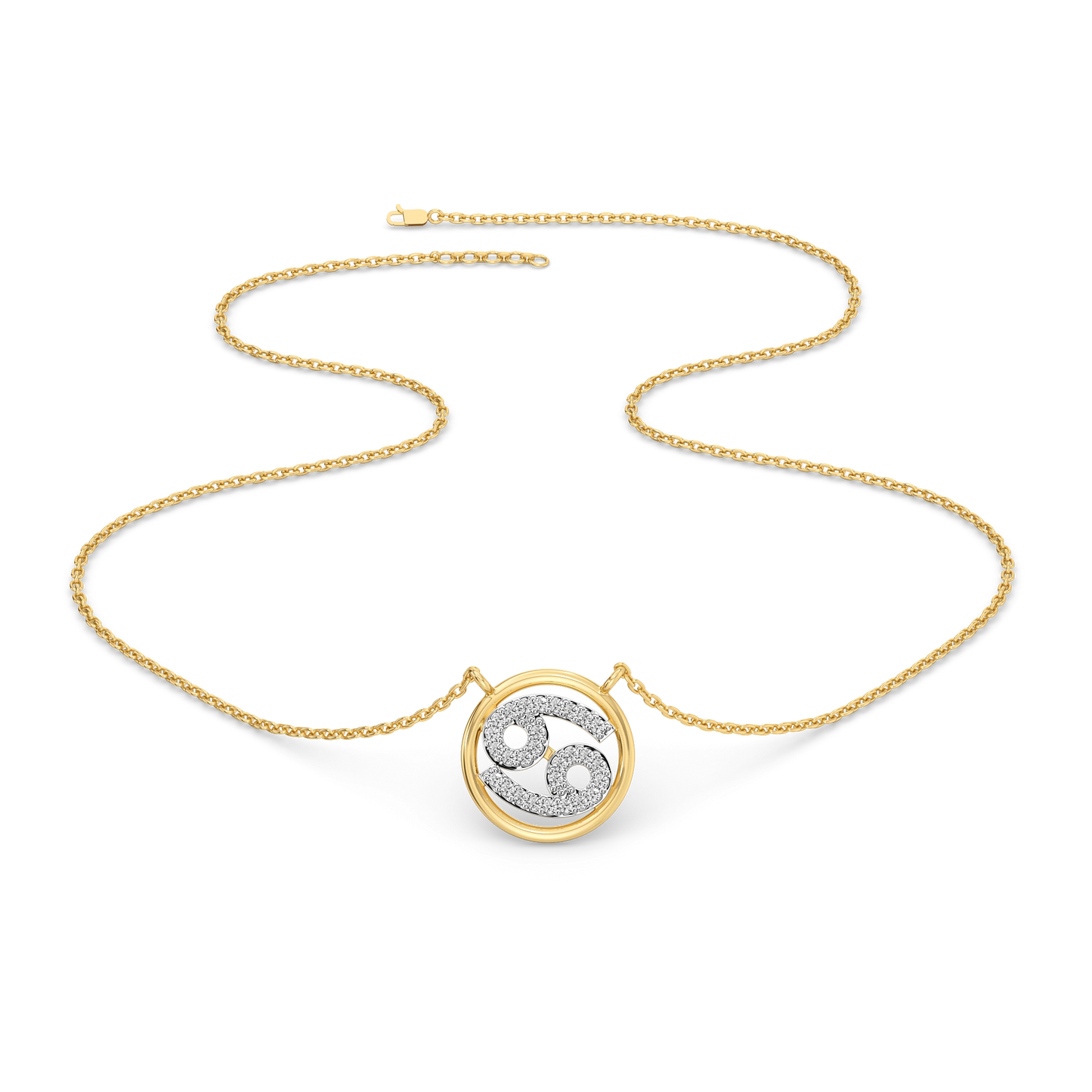 Cancer Moon - Lab Diamond Necklace