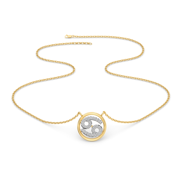 Cancer Moon - Lab Grown Diamond Necklace for Women - Lukson 