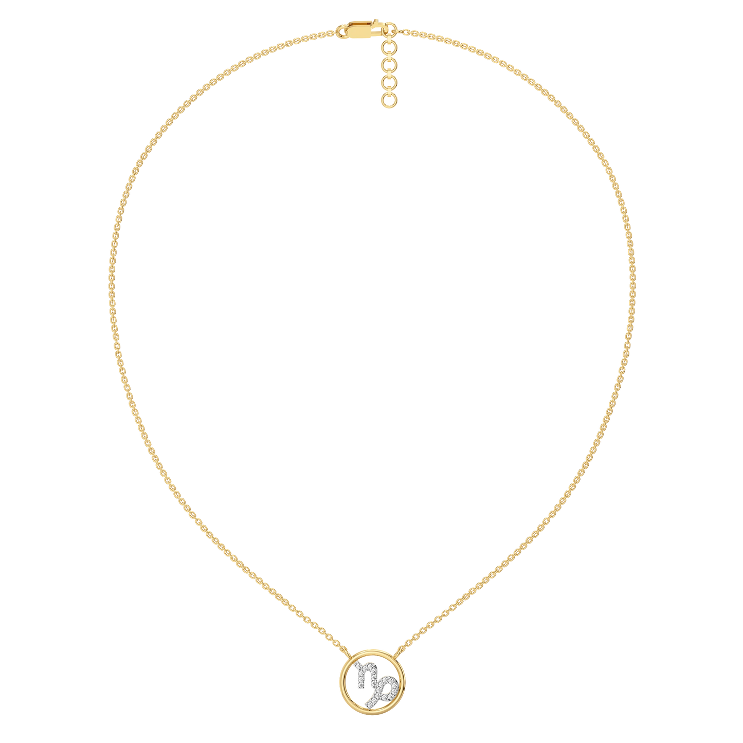 Capricorn Crown - Lab Diamond Necklace