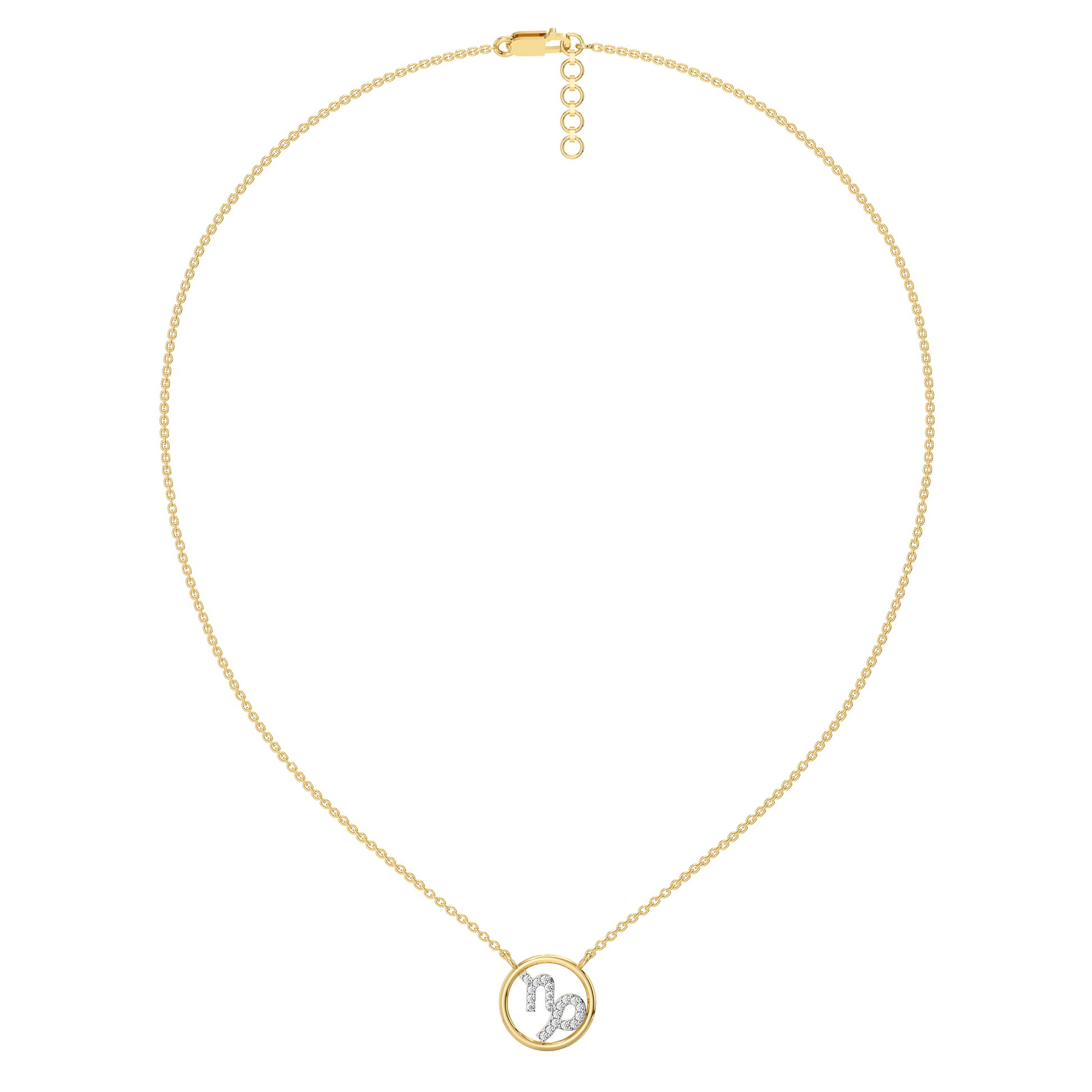 Capricorn Crown - Lab Diamond Necklace