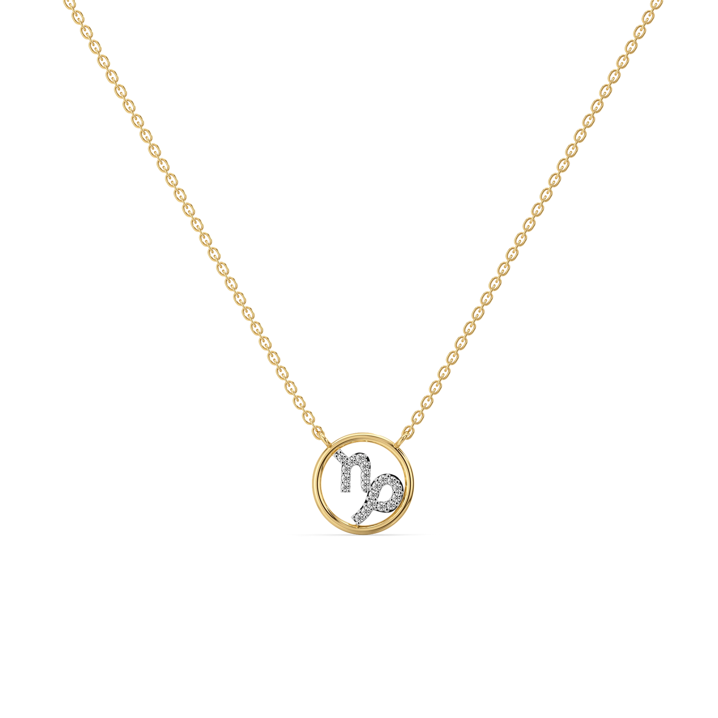 Capricorn Crown - Lab Diamond Necklace