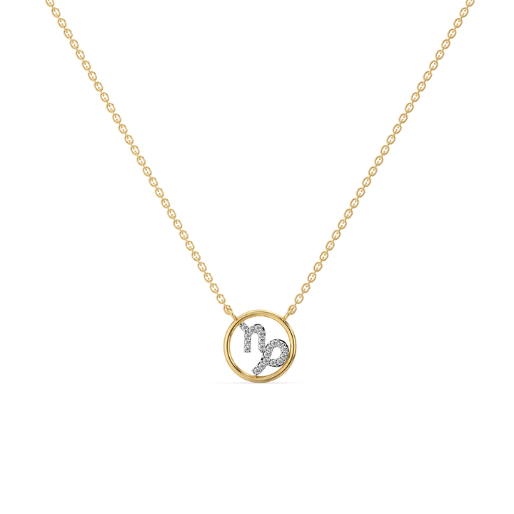 Capricorn Crown - Lab Diamond Necklace