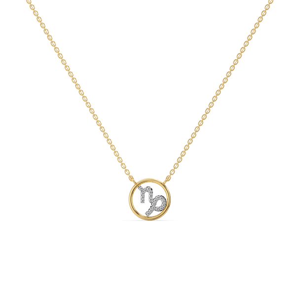 Capricorn Crown - Lab Grown Diamond Necklace - Lukson 