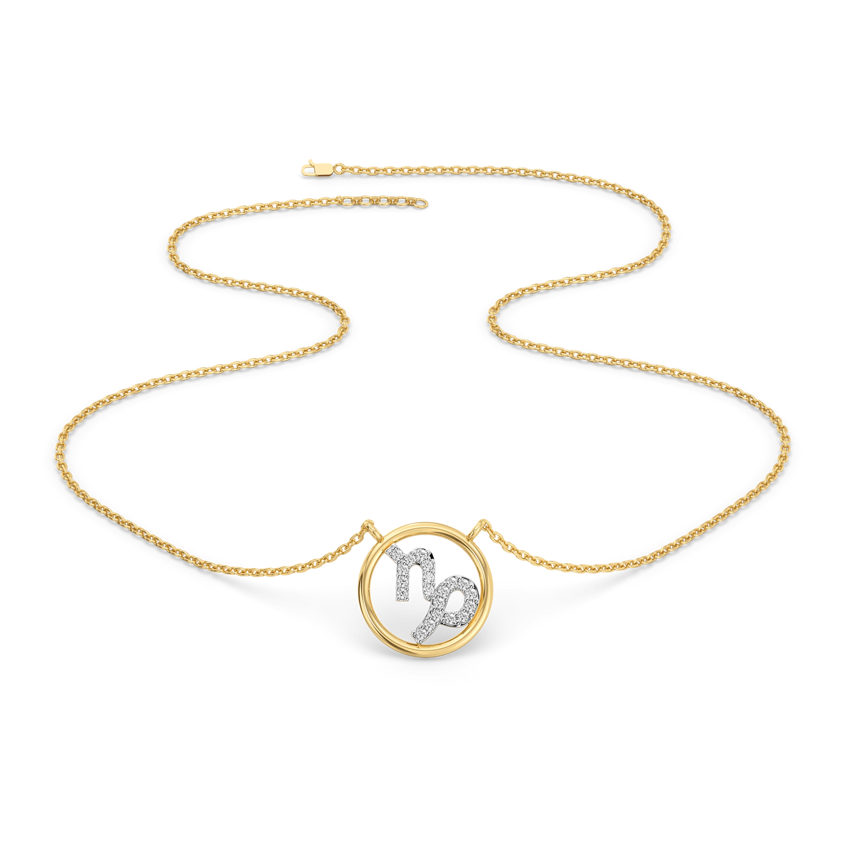 Capricorn Crown - Lab Diamond Necklace