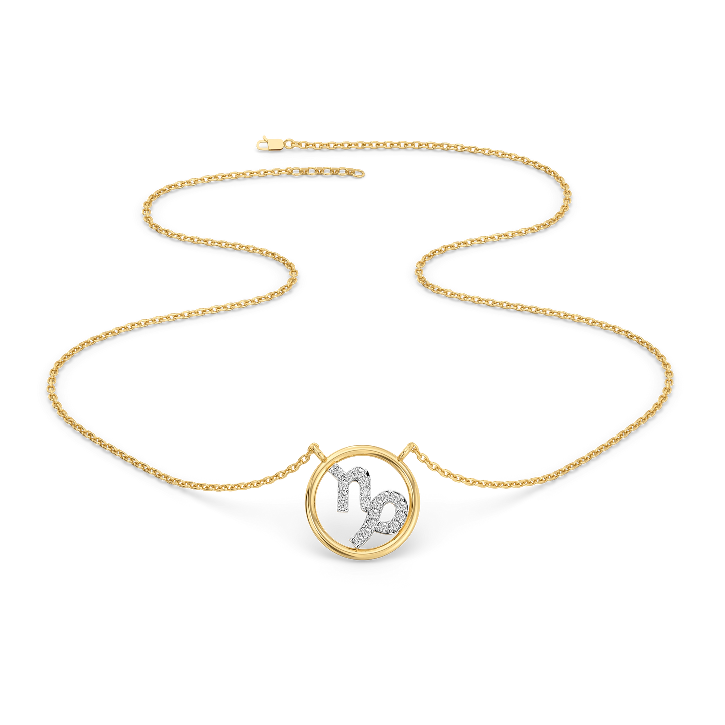 Capricorn Crown - Lab Diamond Necklace