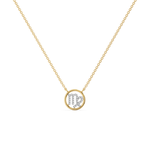 Virgo Aura - Lab Diamond Necklace