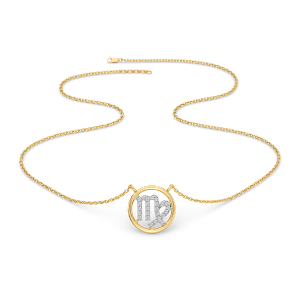 Lukson Virgo Aura Lab Grown Diamond Necklace for Women