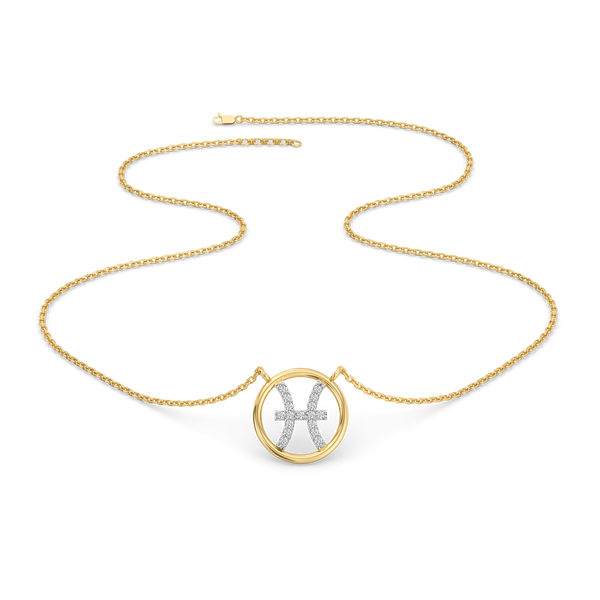 Lukson Pisces Dream Lab Grown Diamond Necklace in India