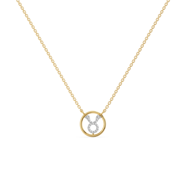 Lukson Taurus Glow Lab Grown Diamond Necklace