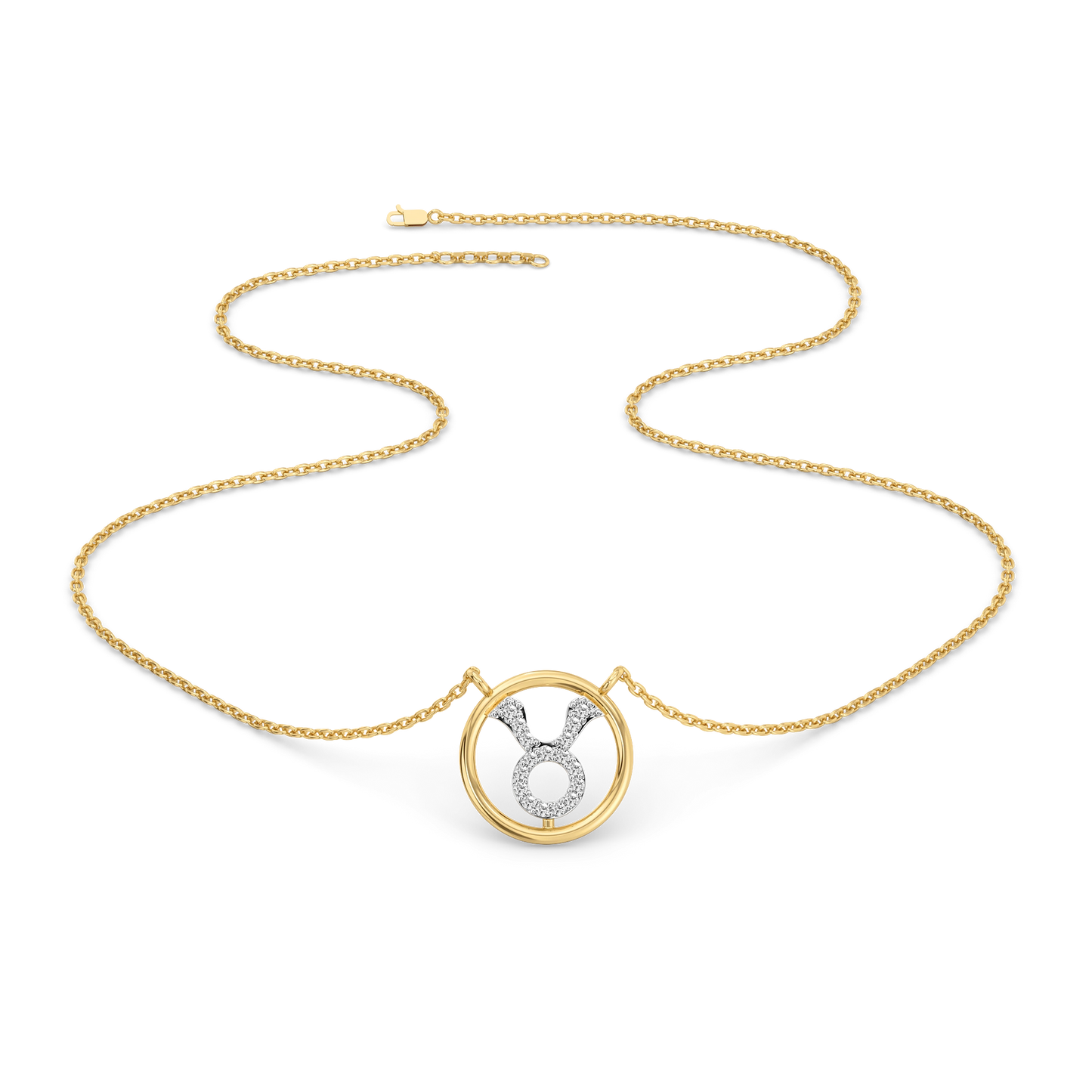 Taurus Glow - Lab Diamond Necklace