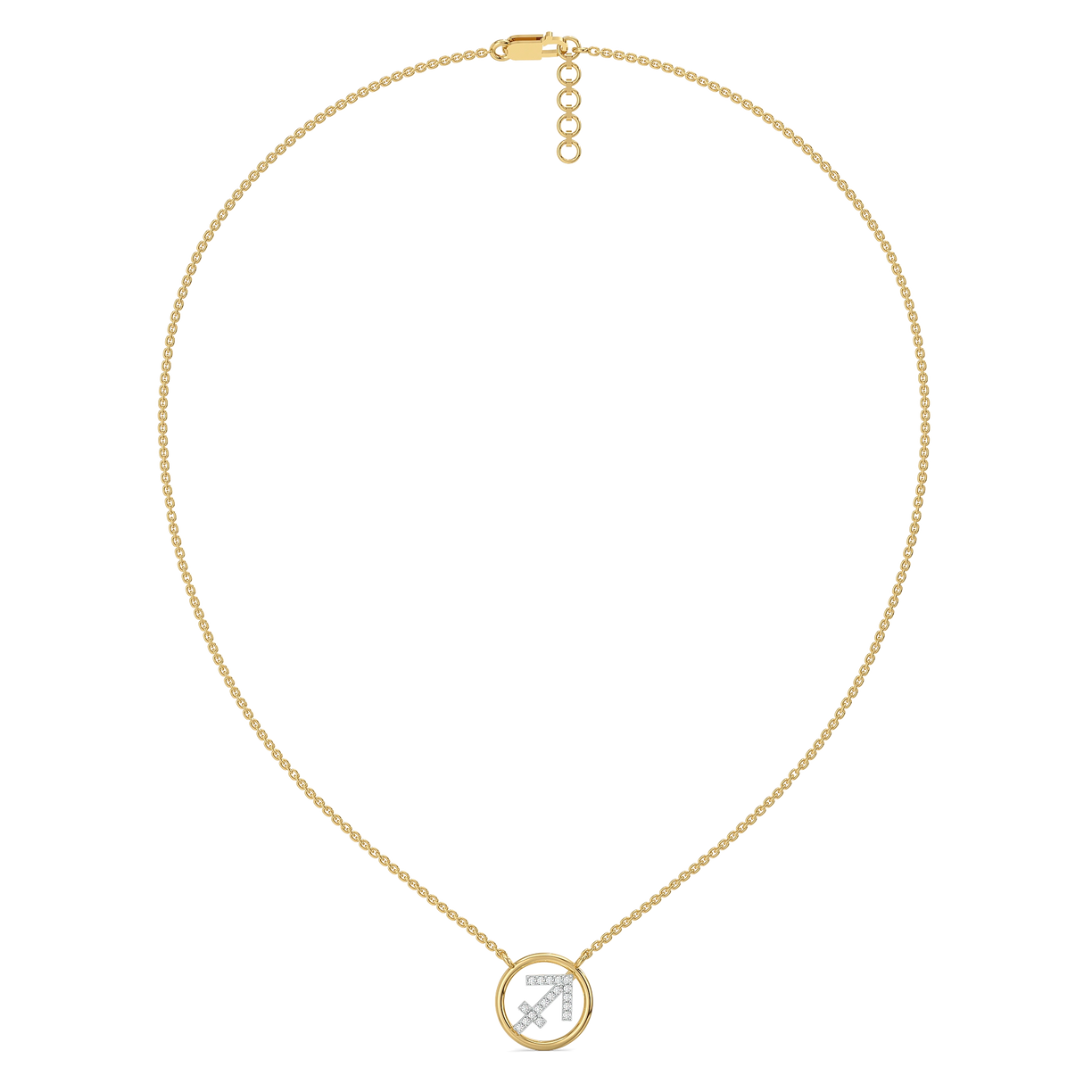 Sagittarius Trail - Lab Diamond Necklace