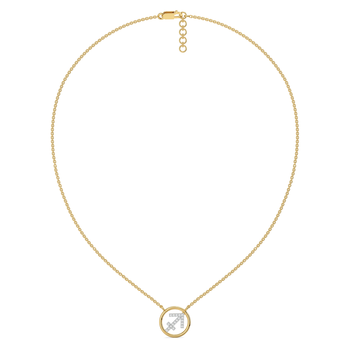 Sagittarius Trail - Lab Diamond Necklace