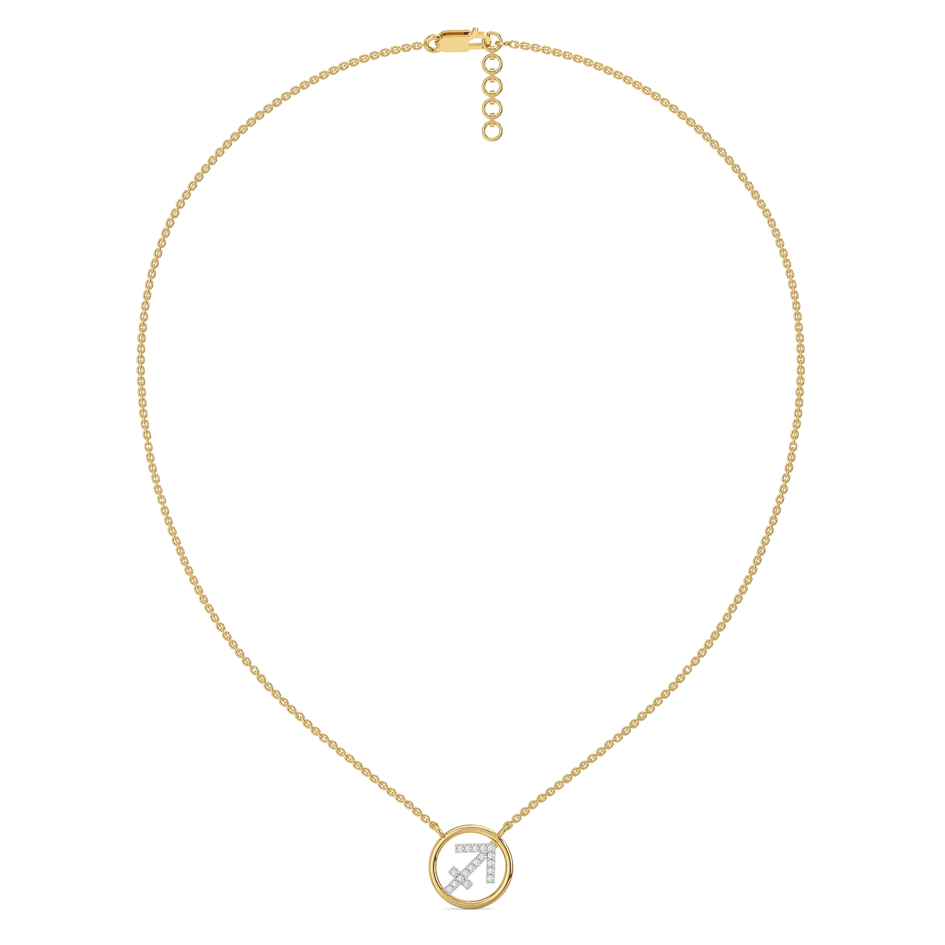 Sagittarius Trail - Lab Diamond Necklace