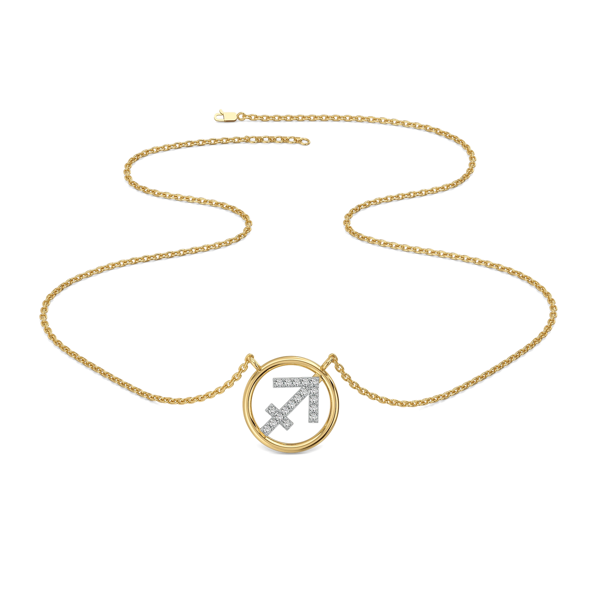 Sagittarius Trail - Lab Diamond Necklace