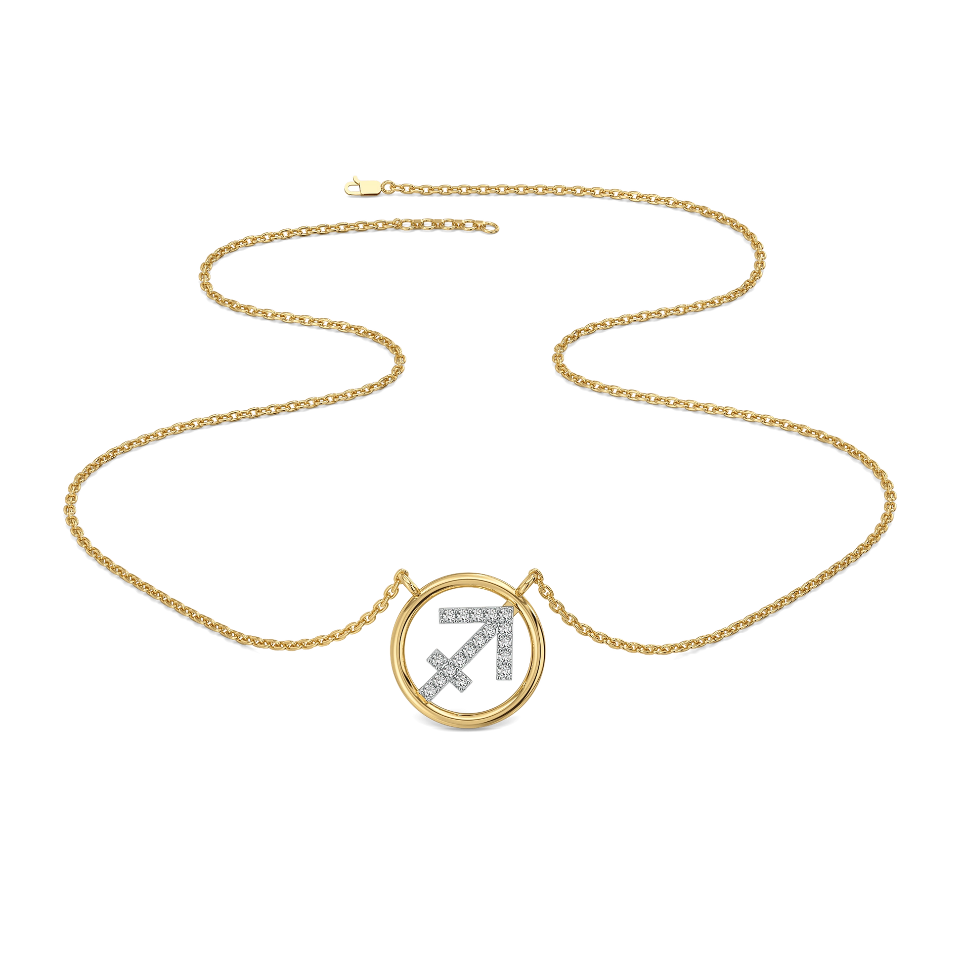 Sagittarius Trail - Lab Diamond Necklace