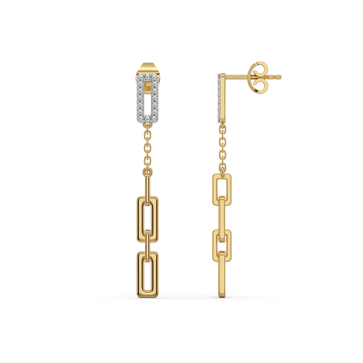 Lukson lab grown diamond stylish drops for women