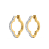 Lab grown diamond huggie earrings - Lukson