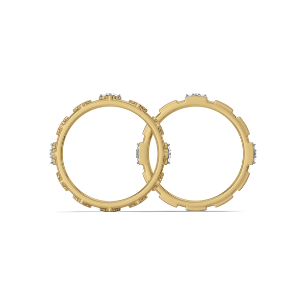 Lukson Lucky Stack Lab Grown Diamond Clover Ring Online