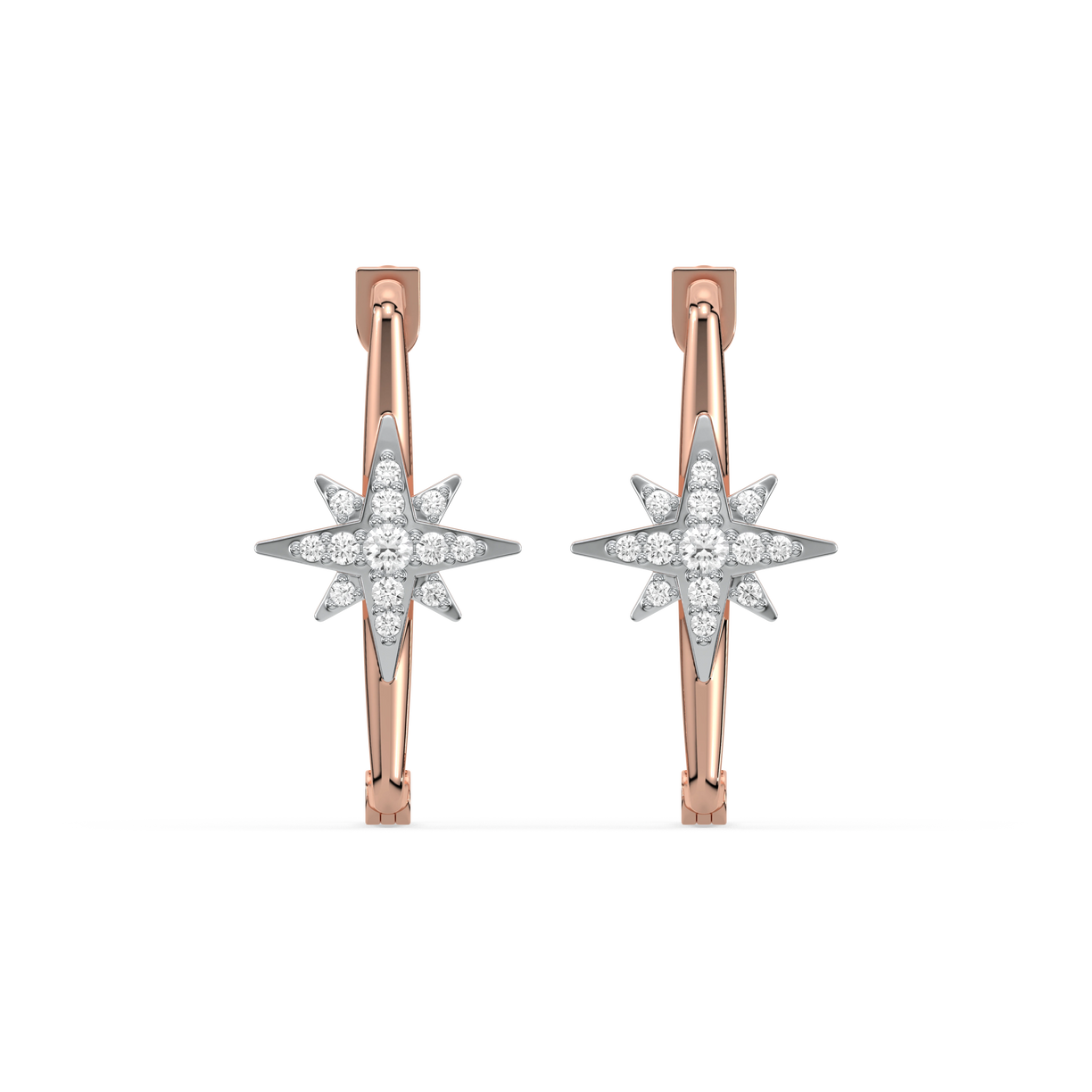 NorthStar Huggies - Lab Diamond Earrings