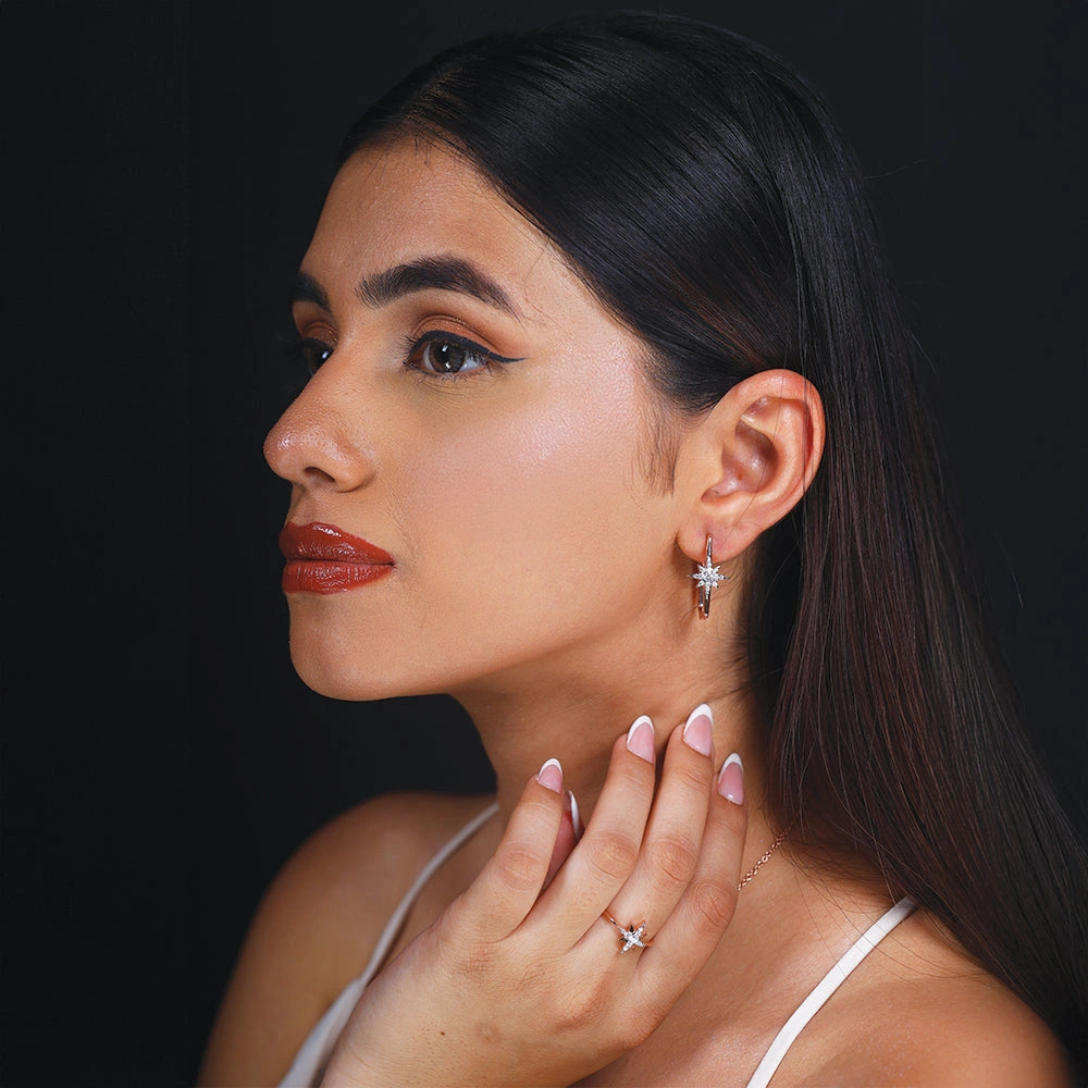 NorthStar Huggies - Lab Diamond Earrings