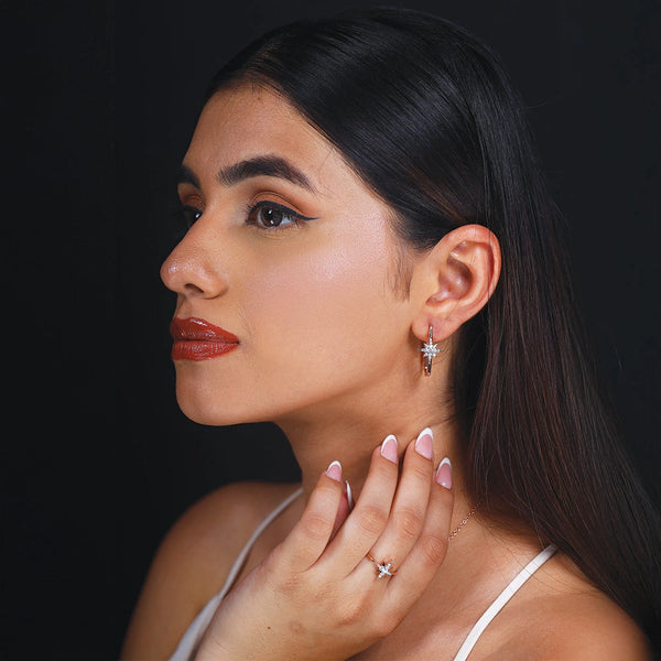 Premium Lukson lab grown diamond earring