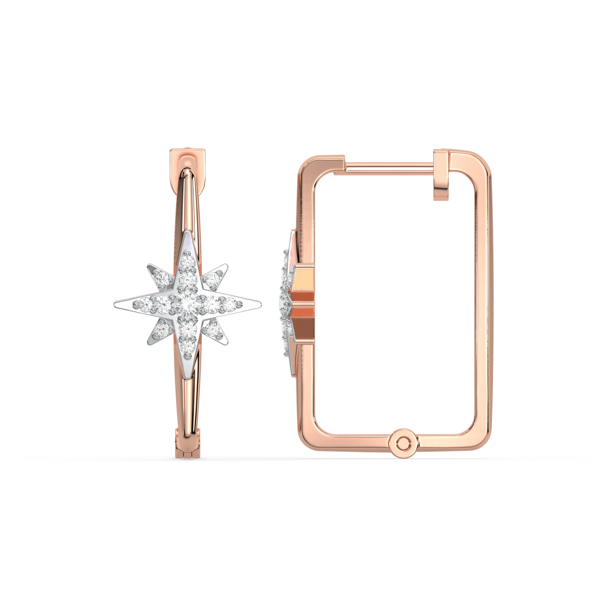 NorthStar Huggies - Lab Diamond Earrings